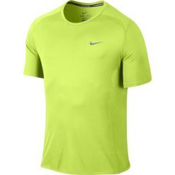 Koszulka do biegania męska NIKE DRI-FIT MILER SHORT SLEEVE / 683527-702 - NIKE DRI-FIT MILER SHORT SLEEVE. Zielone t-shirty męskie marki Nike, m, z krótkim rękawem, do biegania, dri-fit (nike). Za 79,00 zł.