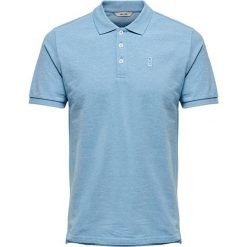 ONLY&SONS Męska koszulka polo triko North SS Fitted Polo Tee Imperia l Blue (rozmiar M). Niebieskie koszulki męskie Only&Sons, m, bez wzorów, sportowe, bez rękawów. W wyprzedaży za 61,00 zł.