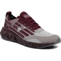 Sneakersy EA7 EMPORIO ARMANI - X8X048 XK113 D661 Grey/Port Royale. Szare sneakersy męskie EA7 Emporio Armani, bez zapięcia. Za 889,00 zł.