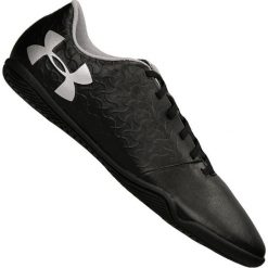 Buty halowe Under Armour Magnetico Select In M 3000117-001. Czarne buty sportowe męskie Under Armour, z materiału, na sznurówki, do piłki nożnej. W wyprzedaży za 249,00 zł.
