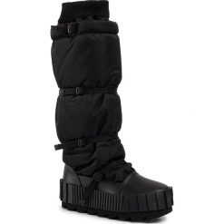 Kozaki UNITED NUDE - Arctic Knee Boot 1050801147 Black. Czarne kozaki damskie United Nude, ze skóry, przed kolano, na wysokim obcasie, bez zapięcia. W wyprzedaży za 759,00 zł.