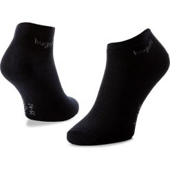 Zestaw 3 par niskich skarpet unisex BUGATTI - 6765 Dark Navy 545. Niebieskie skarpetki damskie Bugatti, bez wzorów, z elastanu. Za 34,20 zł.