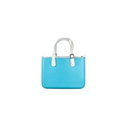 TORBA MEDIUM PRIMA TURQUOISE. Niebieskie torebki klasyczne damskie Doubleu bag, bez wzorów. Za 215,20 zł.