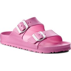 Klapki BIRKENSTOCK - Arizona 0129533 Neon Pink. Różowe klapki damskie marki Birkenstock, bez wzorów, z tworzywa sztucznego, bez obcasa. Za 119,00 zł.