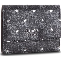 Duży Portfel Damski GUESS - SWSM71 79430 COA. Czarne portfele damskie marki Guess, z aplikacjami, ze skóry ekologicznej. Za 259,00 zł.