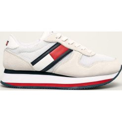 Tommy Jeans - Buty. Białe buty sportowe damskie Tommy Jeans, z jeansu. Za 399,90 zł.