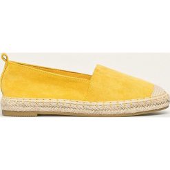 Answear - Espadryle Best Shoes. Żółte espadryle damskie ANSWEAR, bez wzorów, z gumy, bez obcasa, na obcasie. W wyprzedaży za 69,90 zł.