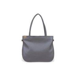Pacco bag szara torebka z dodakowym długim paskiem. Szare torebki klasyczne damskie Hairoo, w paski, eleganckie. Za 190,00 zł.