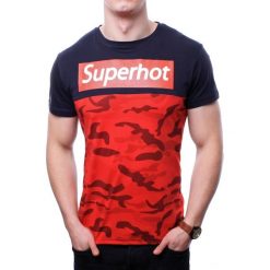 Koszulka męska t-shirt moro czarna Recea. Czarne koszulki męskie Recea, xl, z nadrukiem, z bawełny, klasyczne, bez kołnierzyka, bez rękawów. Za 39,87 zł.