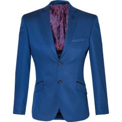 Marynarka ANTONIO 15-60WM. Niebieskie marynarki męskie Giacomo Conti, m, bez wzorów, z elastanu, eleganckie. Za 299,00 zł.