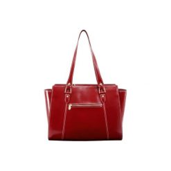 Torba na laptopa MCKLEIN Aldora 15.6 cali Czerwony. Czerwone torby na laptopa Mcklein, bez wzorów, ze skóry, klasyczne. Za 863,99 zł.