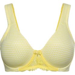 Biustonosz t-shirt minimizer na fiszbinach bonprix kremowa limonka - biały. Żółte biustonosze bonprix, bez wzorów. Za 59,99 zł.