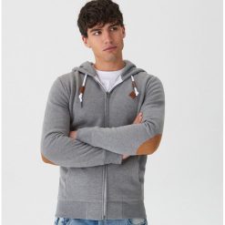 Rozpinana bluza z kapturem - Szary. Szare bluzy damskie rozpinane marki House, s, z kapturem. Za 79,99 zł.