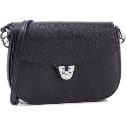 Torebka COCCINELLE - FO0 Mini Florence E1 FO0 15 01 01 Noir 001. Czarne listonoszki damskie Coccinelle, na co dzień, bez wzorów, ze skóry, bez dodatków. Za 1149,00 zł.
