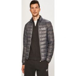 EA7 Emporio Armani - Kurtka. Czarne płaszcze męskie EA7 Emporio Armani, xxl, bez wzorów, z materiału, krótkie, bez kaptura. Za 699,90 zł.