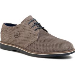 Półbuty BUGATTI - 311-64706-1400 Grey 1500. Szare półbuty męskie Bugatti, na co dzień, bez wzorów, z zamszu, eleganckie, bez zapięcia. Za 299,00 zł.