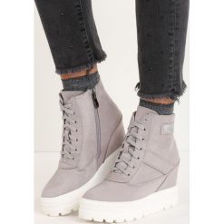 Sneakersy damskie: Ciemnoszare Sneakersy More You