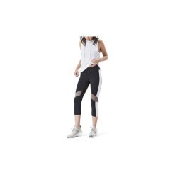Legginsy i Rajstopy Reebok Sport Legginsy capri Lux Color Block. Czarne pończochy damskie marki Reebok Sport. Za 137,40 zł.