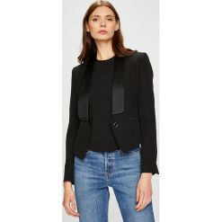 Trussardi Jeans - Żakiet. Czarne żakiety damskie marki Trussardi Jeans, z elastanu. W wyprzedaży za 679,90 zł.