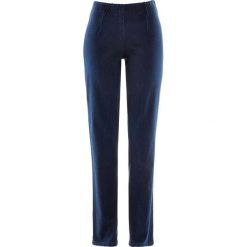 Dżinsy "SKINNY" bonprix ciemny denim nowy. Czarne jeansy damskie bonprix. Za 89,99 zł.