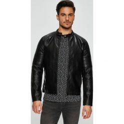 Jack & Jones - Kurtka. Czarne płaszcze męskie Jack & Jones, s, bez wzorów, z poliesteru, krótkie, bez kaptura. W wyprzedaży za 179,90 zł.