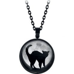 Naszyjniki damskie: etNox Schwarze Katze Naszyjnik czarny