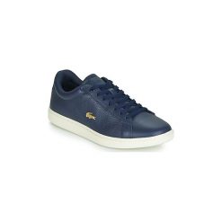 Buty Lacoste CARNABY EVO 119 3. Niebieskie trampki i tenisówki damskie Lacoste, bez wzorów, bez zapięcia. Za 439,00 zł.