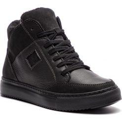 Sneakersy NAGABA - 013 Filc Czarny. Czarne półbuty damskie marki Nagaba, na co dzień, bez wzorów, ze skóry, bez obcasa, na płaskiej podeszwie, bez zapięcia. W wyprzedaży za 249,00 zł.