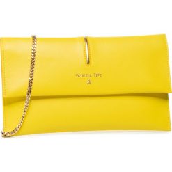 Torebka PATRIZIA PEPE - 2V5460/A2OI-Y344 Lemonade Yellow. Żółte torebki klasyczne damskie Patrizia Pepe, bez wzorów, ze skóry, eleganckie, bez dodatków. Za 819,00 zł.