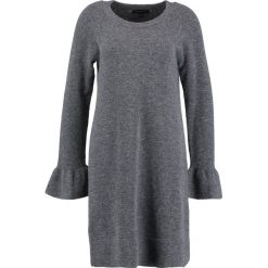 Sukienki: Banana Republic RUFFLE CUFF Sukienka dzianinowa med grey heather