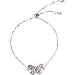 Bransoletka z kryształami Swarovskiego® bonprix biały pozłacany. Żółte bransoletki damskie bonprix, pozłacane. Za 32,99 zł.