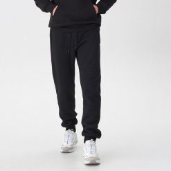 Dresowe joggery - Czarny. Czarne spodnie męskie House, s, bez wzorów, z dresówki. Za 79,99 zł.