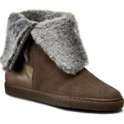 Buty zimowe damskie: Botki NOBRAND – Chipper 12010-1 Taupe