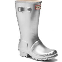 Kalosze HUNTER - Original Kids Metal JFT6000RMT Silver. Szare kalosze dziewczęce Hunter. W wyprzedaży za 209,00 zł.