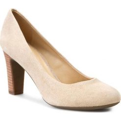 Półbuty GEOX - D N.Mariele H. A D5298A00021C6738 Light Taupe. Brązowe półbuty damskie skórzane marki Geox, na obcasie. W wyprzedaży za 249,00 zł.