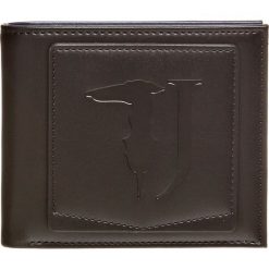 Trussardi Jeans Portfel Czarny. Czarne portfele męskie Trussardi Jeans, bez wzorów, z jeansu. Za 223,95 zł.