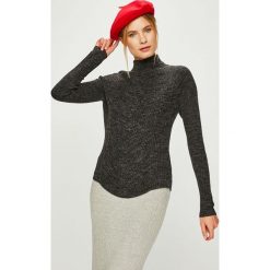 Answear - Sweter. Szare golfy damskie marki ANSWEAR, l, z poliesteru, z długim rękawem, długie. Za 99,90 zł.
