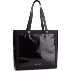 Torebka CALVIN KLEIN - Outline Ew Shopper K60K604815 001. Czarne shopper bag damskie Calvin Klein, z materiału. Za 599,00 zł.