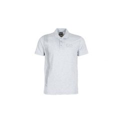 Koszulki polo z krótkim rękawem Emporio Armani EA7 TRAIN 7 LINES 3ZPF96. Szare koszulki męskie marki Emporio Armani EA7, s, bez wzorów, z krótkim rękawem. Za 303,20 zł.