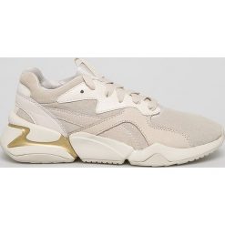 Puma - Buty Nova Pastel Grunge. Brązowe buty sportowe damskie Puma, bez wzorów, ze skóry, sportowe. W wyprzedaży za 299,90 zł.