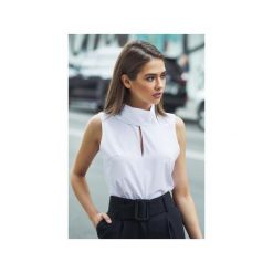 Koszula ALEXA. Różowe koszule damskie Martino demi, xs, bez wzorów, z elastanu, eleganckie, ze stójką, bez rękawów. Za 289,00 zł.