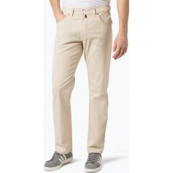 Pierre Cardin - Spodnie męskie – Deauville, beżowy. Brązowe spodnie męskie Pierre Cardin, m, bez wzorów, z bawełny. Za 429,95 zł.