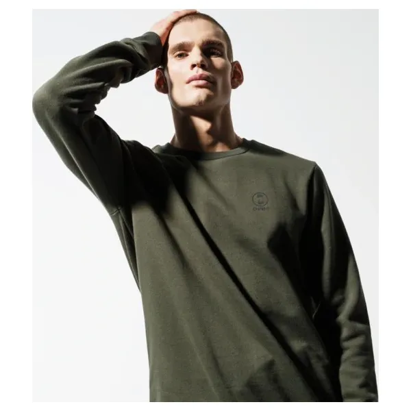 Confront Bluza Essential Khk Sweatshirt , khaki, rozmiar L. Brązowe bluzy męskie Confront, m, bez wzorów, z bawełny, bez kołnierzyka, bez rękawów, bez kaptura. W wyprzedaży za 103,99 zł.