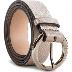 Pasek Damski LIU JO - Cintura Isola H 3cm N68302 E0033 Gold 00529. Żółte paski damskie Liu Jo, w paski, ze skóry ekologicznej. Za 199,00 zł.