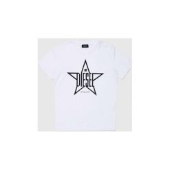 T-shirty z krótkim rękawem Dziecko Diesel 00J4KC 0091B TDIEGO. Białe t-shirty chłopięce Diesel, bez wzorów, z krótkim rękawem. Za 116,22 zł.