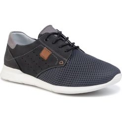 Sneakersy QUAZI - QZ-01-04-000461 665. Niebieskie sneakersy męskie QUAZI, na co dzień, bez wzorów, ze skóry, eleganckie, bez zapięcia. W wyprzedaży za 239,00 zł.
