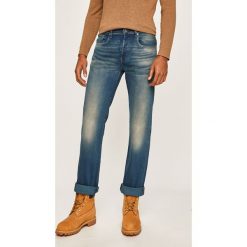G-Star Raw - Jeansy 3301. Niebieskie jeansy męskie G-Star RAW, bez wzorów, retro. W wyprzedaży za 239,90 zł.