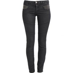 Mos Mosh OZZY STAR BIKER Jeansy Slim Fit dark grey. Szare jeansy damskie relaxed fit marki Mos Mosh, z bawełny. W wyprzedaży za 559,20 zł.