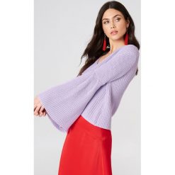 Swetry klasyczne damskie: Free People Sweter Damsel – Purple