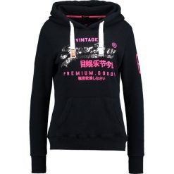 Bluzy damskie: Superdry PREMIUM GOODS Bluza z kapturem eclipse navy twist